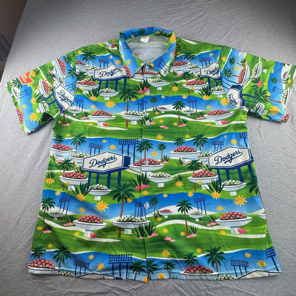 Los Angeles Dodgers Hawaiian Shirt Night2026 Button-Up Shirt Adult XL